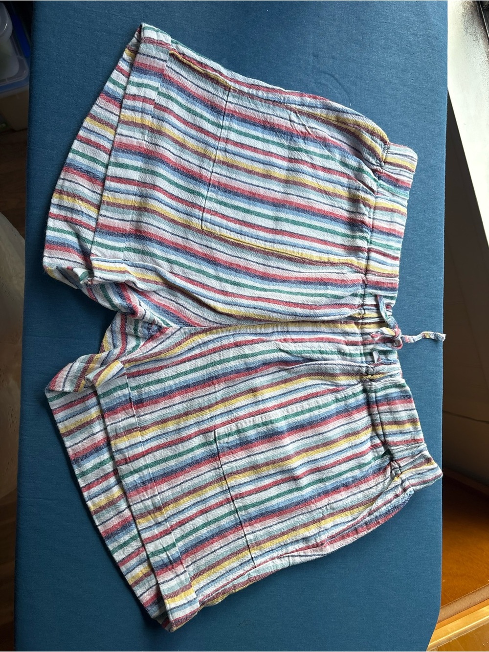 Dreamers Multicolor Striped Cotton Shorts